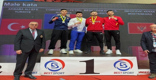 Belediyesporlu Karateci Beşbadem, Balkan Üçüncüsü