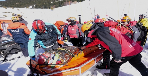 OSAD Ekipleri Çığ Senaryosunda Aktif Rol Aldı 