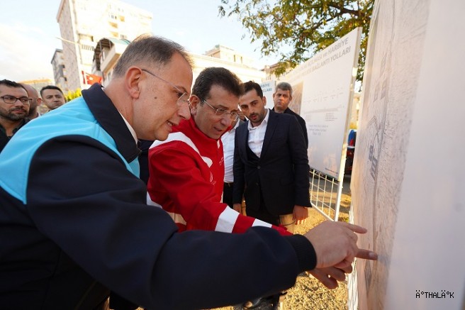 İmamoğlu ve Çalık Beylikdüzü'nde İncelemelerde  Bulundu