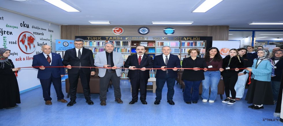 BUÜ’de Türk Tarih Kurumu 100. Yıl Kitaplığı Kuruldu