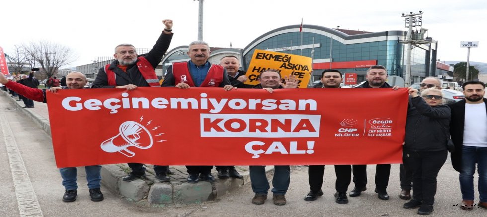 CHP Nilüfer İlçe Örgütünden Geçinemiyoruz İsyanı
