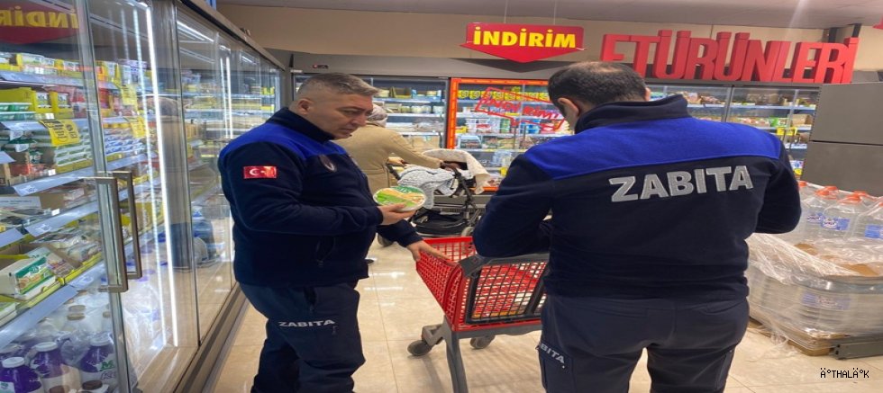 Gemlik'te Zabıtadan Market Denetimi