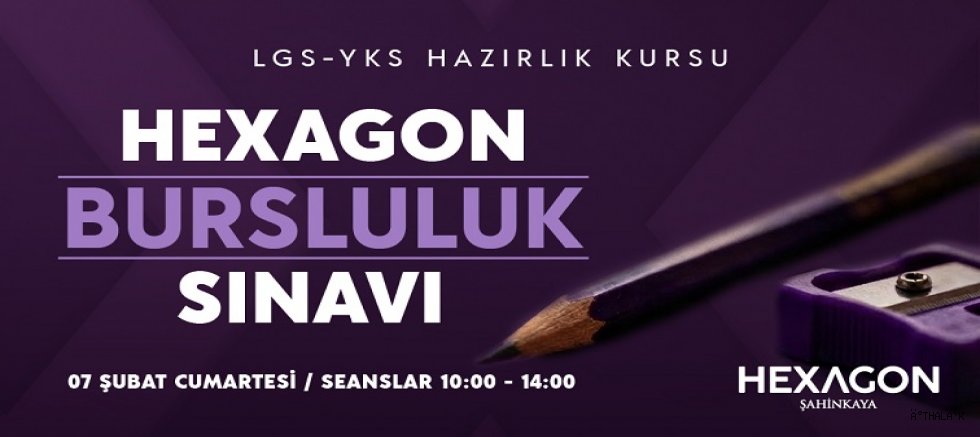 Hexagon Kurs Bursluluk Sınavı 7 Şubat’ta Gerçekleşiyor