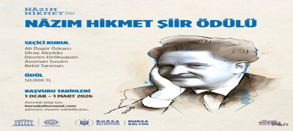 ‘Nâzım Hikmet Şiir Ödülü’ Başvuruları Başladı