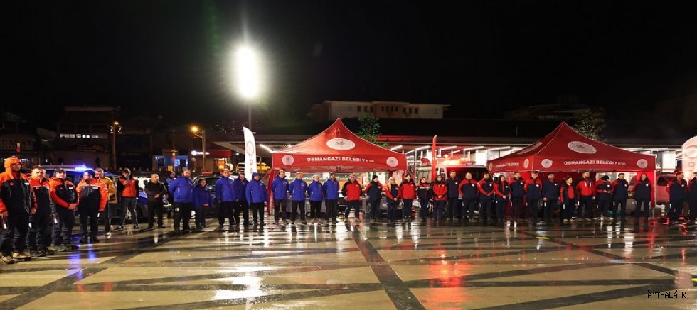 Osmangazi Belediyesi 6 Şubat’ı Unutmadı