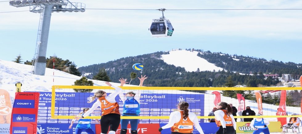 Osmangazi Belediyesi Kar Voleybolu Dünya Turu'na Ev Sahipliği Yapıyor