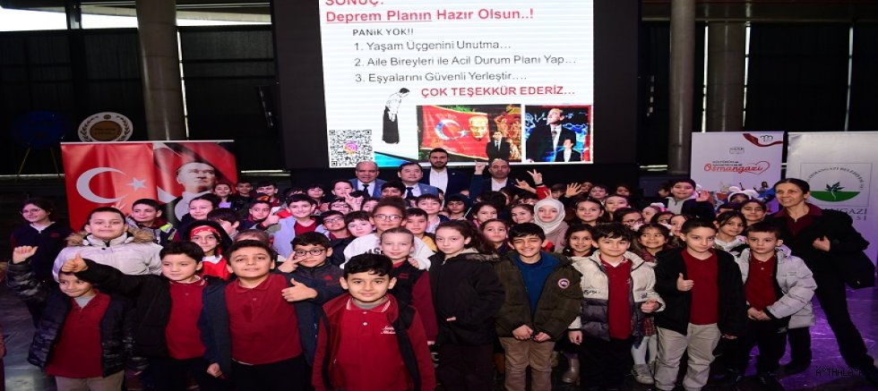 Osmangazi’de Çocuklara Deprem Bilinci Aşılandı