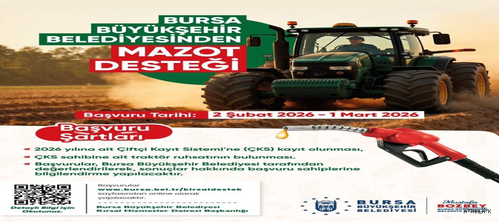 Üreten Bursa'ya Büyükşehir'den Tam Destek