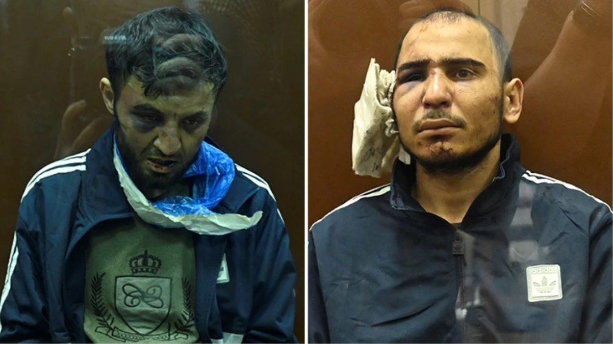 Moskova'da konser salonunu kana bulayan teröristler hakim karşısına çıkarıldı