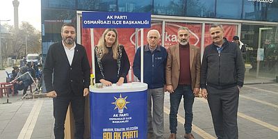 AK Parti Osmangazi İlçe Başkanlığı Üye Çalışmalarını Hızlandırdı