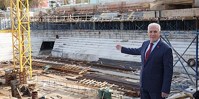 Atatürk Spor Salonu Hızla Yükseliyor