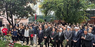 Başkan Aydın Selanik’te Atatürk’ü Andı