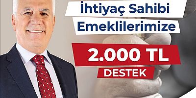 Başkan Bozbey’den Emeklilere Yeni Yıl Müjdesi