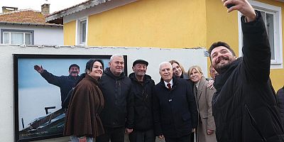 Başkan Bozbey’den Yaren Leylek ve Adem Amca'ya Ziyaret