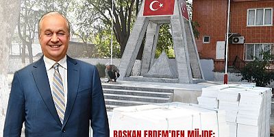 Başkan Erdem'den Müjde : İlçe Şehitliği Yenileniyor