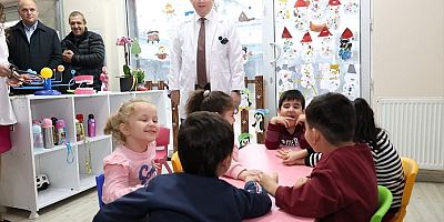 Başkan Erkan Aydın Mesleğini Çocuklara Tanıttı 