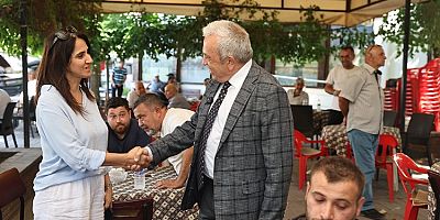 Başkan Şadi Özdemir Demirci’de Mahalle Halkını Dinledi