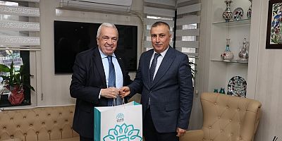 Başkan Şadi Özdemir’den İl Milli Eğitim Müdürü Gürhan Çokgezer’e Ziyaret