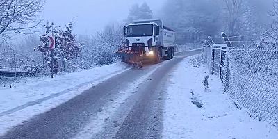 Bursa Büyükşehir’den Kar Mesaisi