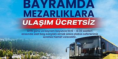 Bursa’da Bayram Boyunca Ulaşım Ücretsiz