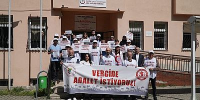 Bursa’da Sağlık Çalışanları Vergide Adalet İstiyor