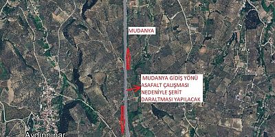 Bursa'da Yol Çalışması