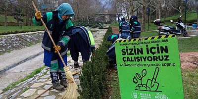 Bursa Kışın da Çiçek Bahçesine Dönüşüyor