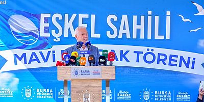 Bursa'nın 4. Mavi Bayrak Gururu