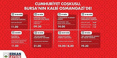 Bursa’nın Kalbinde Cumhuriyet Coşkusu Atacak
