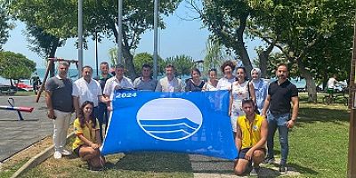 Bursa Sahillerinde ‘Mavi Bayrak’ Dalgalanıyor