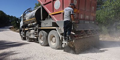 Büyükşehir’den Tüm İlçelere Asfalt Desteği