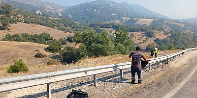 Büyükşehir’den Yangın Bölgelerinde Çevre Temizliği