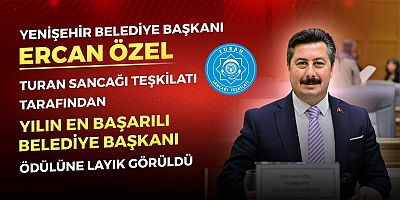 Ercan Özel Yılın En Başarılı Belediye Başkanı Ödülüne Layık Görüldü