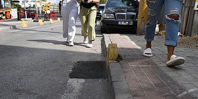 İnsanların Düşmesine Neden Olan Çukur Onarıldı