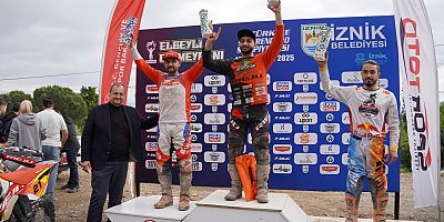 İznik'te Enduro Kupaları Sahiplerini Buldu