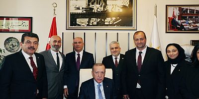 Kağan Mehmet Usta Cumhurbaşkanı Erdoğan İle Görüştü