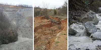 Kirazlıyayla'da Hukuka Aykırı Olarak Kurulan Tesisin Atık Deposu Çöktü