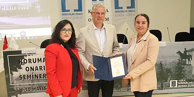 Mimarlar Odası Bursa Şubesi 'Koruma ve Onarım Semineri'nin 3.sünü BAOB Mimarlar Odası Seminer Salonu'nda Gerçekleştiriyor
