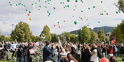Mutluluk Balonları SMA’lı Çağan Ata Taran İçin Uçuruldu