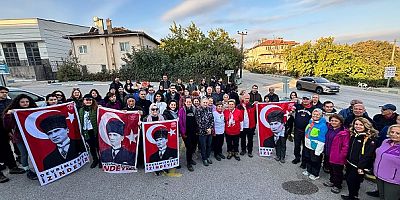 Mysia Yolları’nda Atatürk’ü Anma Yürüyüşü