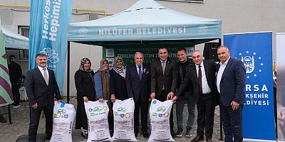 Nilüfer Belediyesi’nden Üreticiye İtalyan Çimi Tohumu Desteği