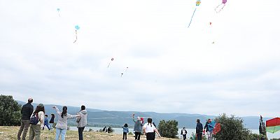 Nilüfer’de gökyüzü uçurtmalarla renklendi