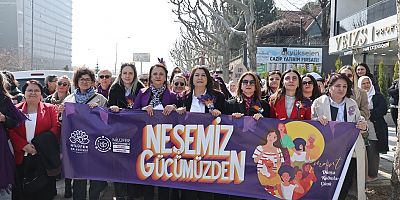 Nilüferli Kadınlar, 8 Mart’ta Adalet ve Eşitlik İçin Yürüdü