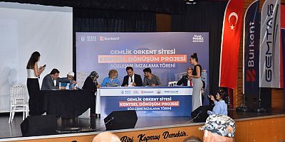 Orkent Sitesi Kentsel Dönüşüm Projesi’nde İmzalar Atıldı