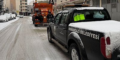 Osmangazi Belediyesi’nden Karla Mücadelede 7/24 Kesintisiz Mesai 