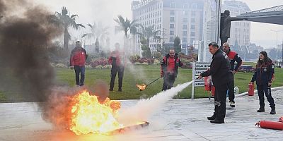 Osmangazi’de Başarılı Deprem ve Yangın Tatbikatı