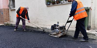 Osmangazi’de Çiftehavuzlar Mahallesi Kına Sokak’a Yeni Asfalt 