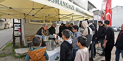 Osmangazi’de Cuma Bereketi Vatandaşlarla Paylaşıldı 