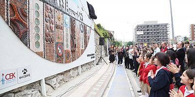 Özel Gereksinimli Bireylerden 770 Parçalık Seramik Pano