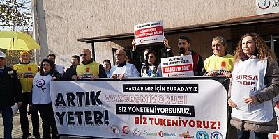 Sağlık Emekçileri Hakları İçin Bir Araya Geldi